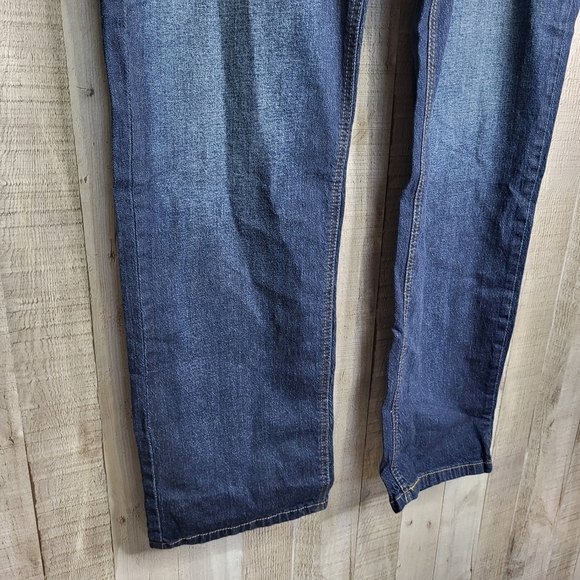 Levis Mens 541 Athletic Taper. 42x36 Big And Tall Dark Blue Jeans. - Picture 5 of 12